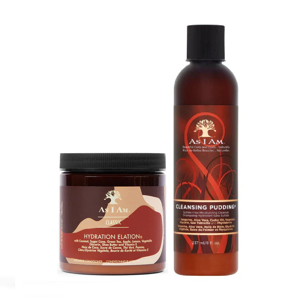As I Am Cleansing Pudding and Hydration Elation Bundle