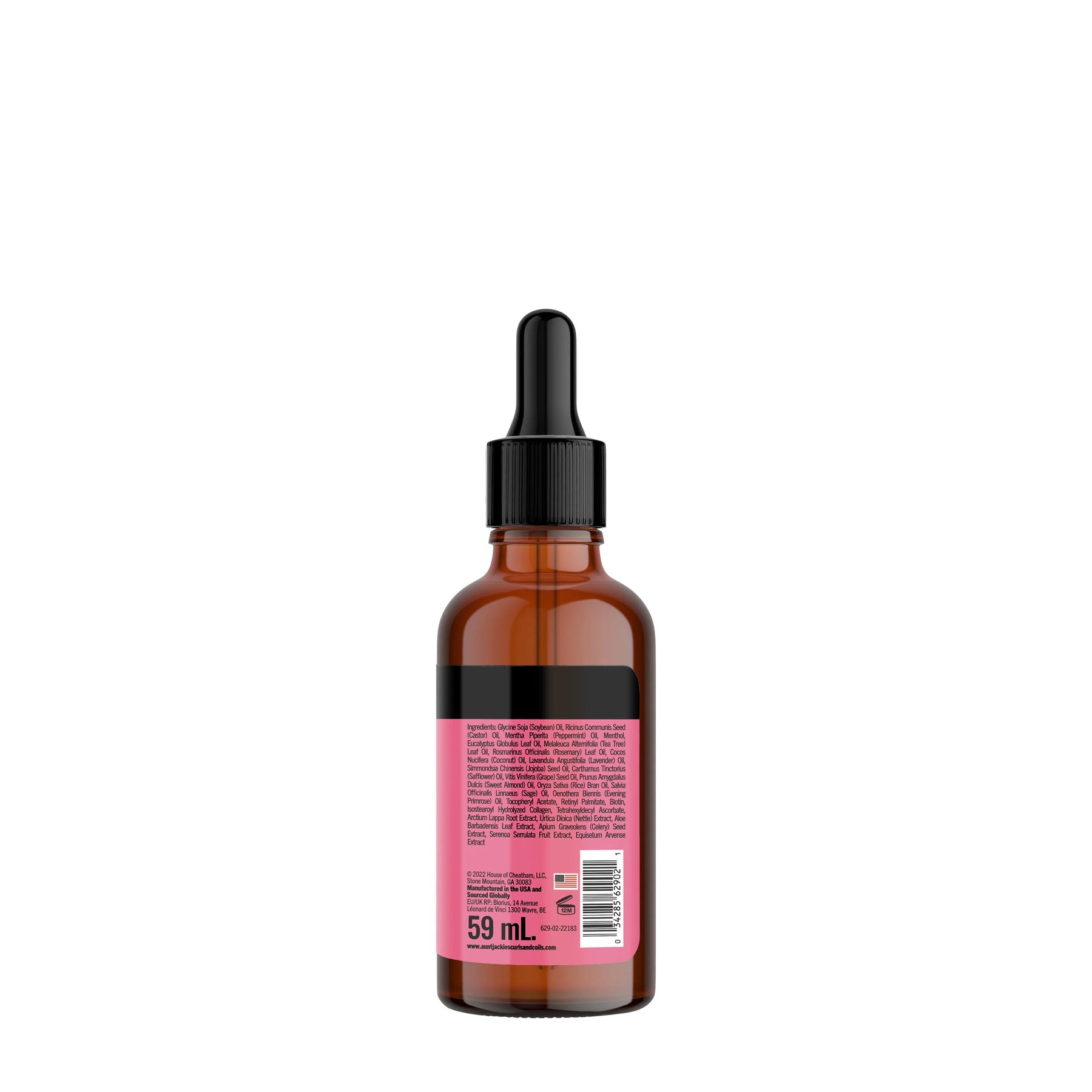 Aunt Jackies Elixir Hair and Scalp Oil Blend of Tea Tree oil & Eucalyptus 2oz