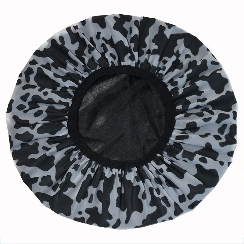 Lady Royal Reusable Double-Layer Satin Shower Cap