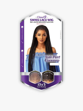 Cloud 9 Braided Lace Wig - Side Part Cornrow