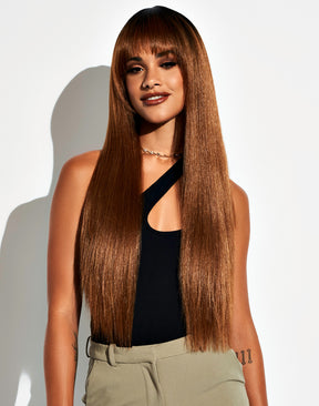 100% Premium Synthetic Fibre Wig Smooth Press Out