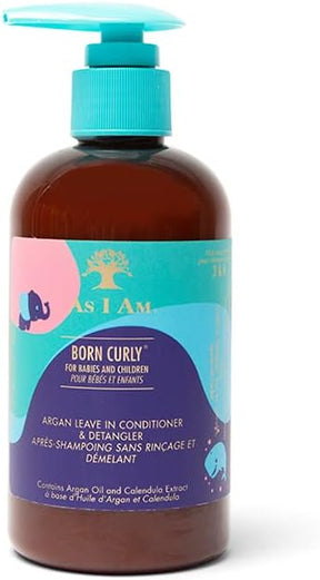 As I Am Born Curly Leave-In Conditioner & Detangler 8oz