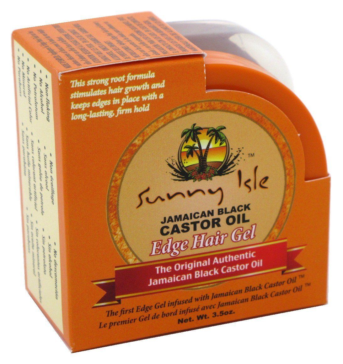 Sunny Isle JBCO Edge Hair Control Gel 3.5oz