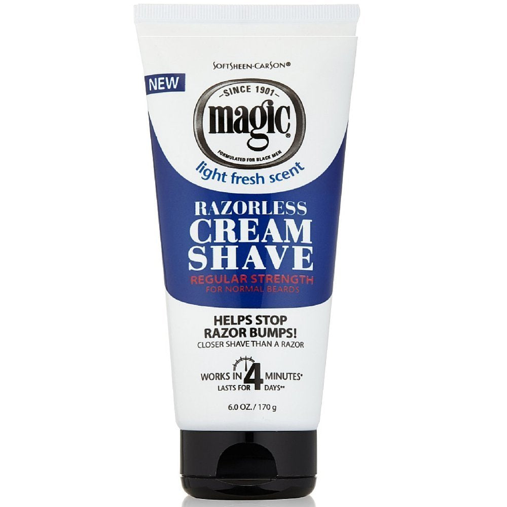 Magic Razorless Cream Shave Regular Strength 6oz