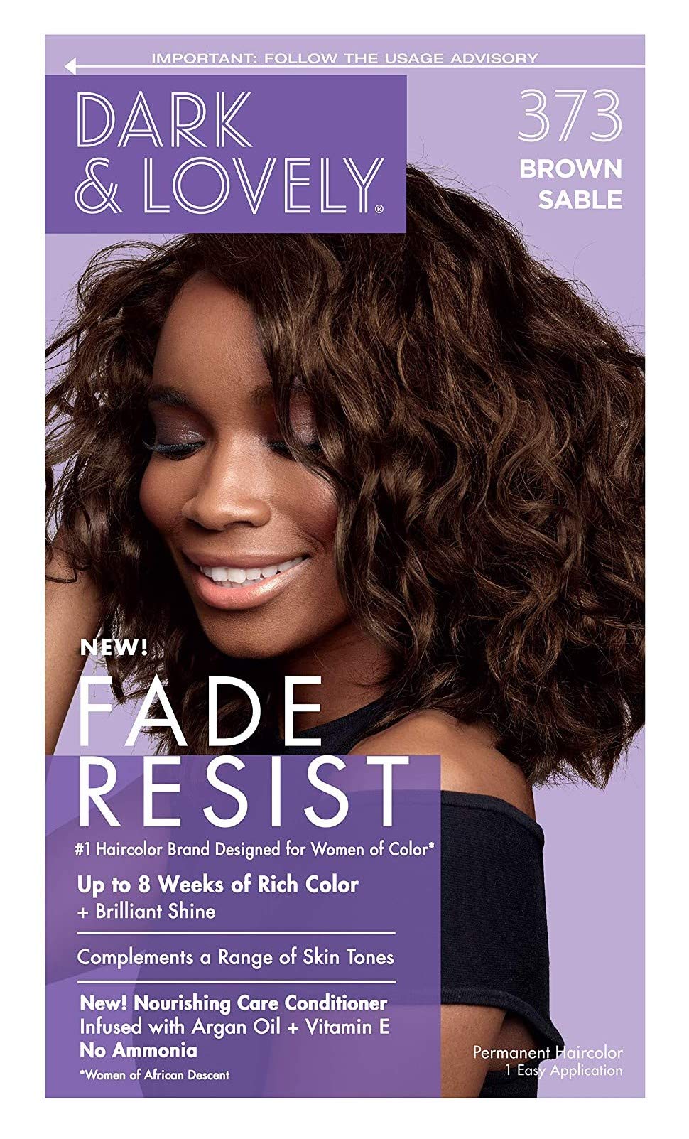 <transcy>DARK AND LOVELY - RICH CONDITIONING COLOR - BROWN SABLE 373</transcy>