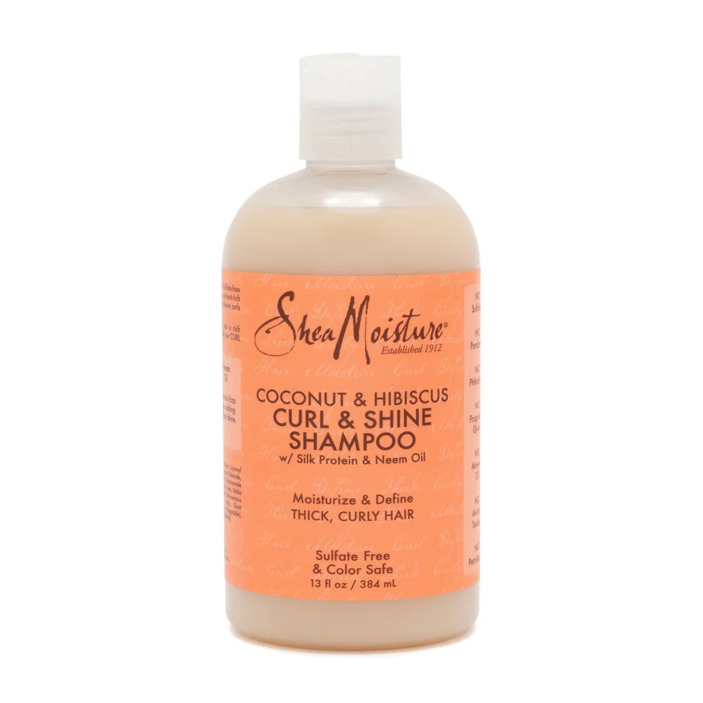 Shea Moisture Coconut & Hibiscus Curl & Shine Shampoo 13oz