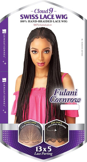 Cloud 9 Braided Lace Wig - Fulani Cornrow