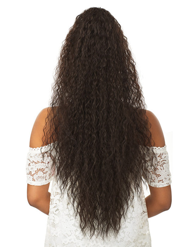 100% Heat-Safe Fibre Ponytail French Wave