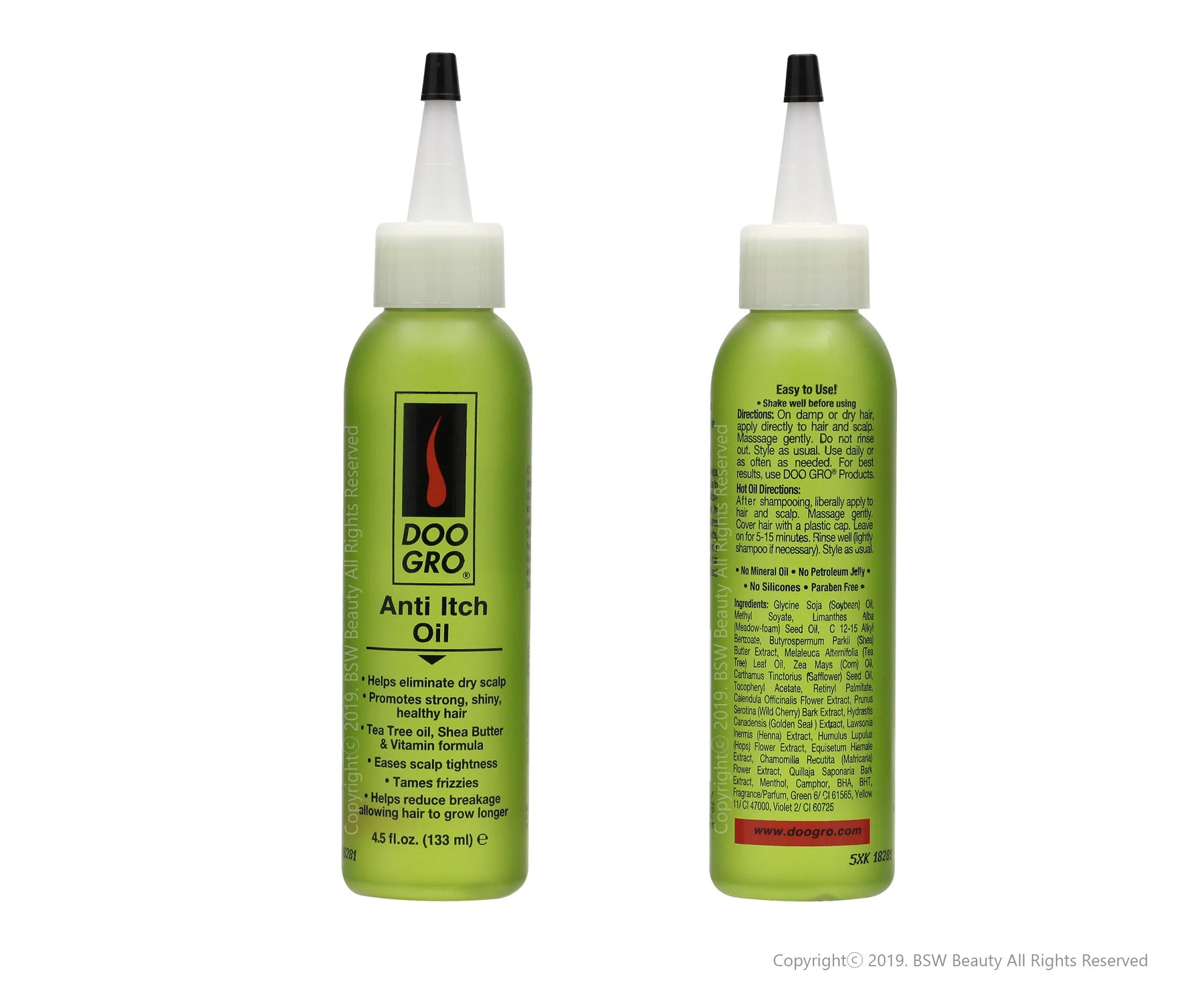 Doo Gro Anti Itch Hair Oil 133 ml/4.5 oz.
