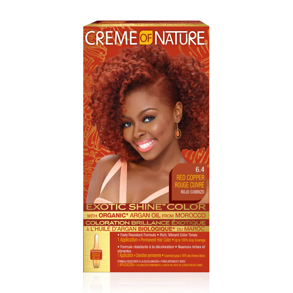 Creme Of Nature Exotic Shine Color Red Copper 6.4