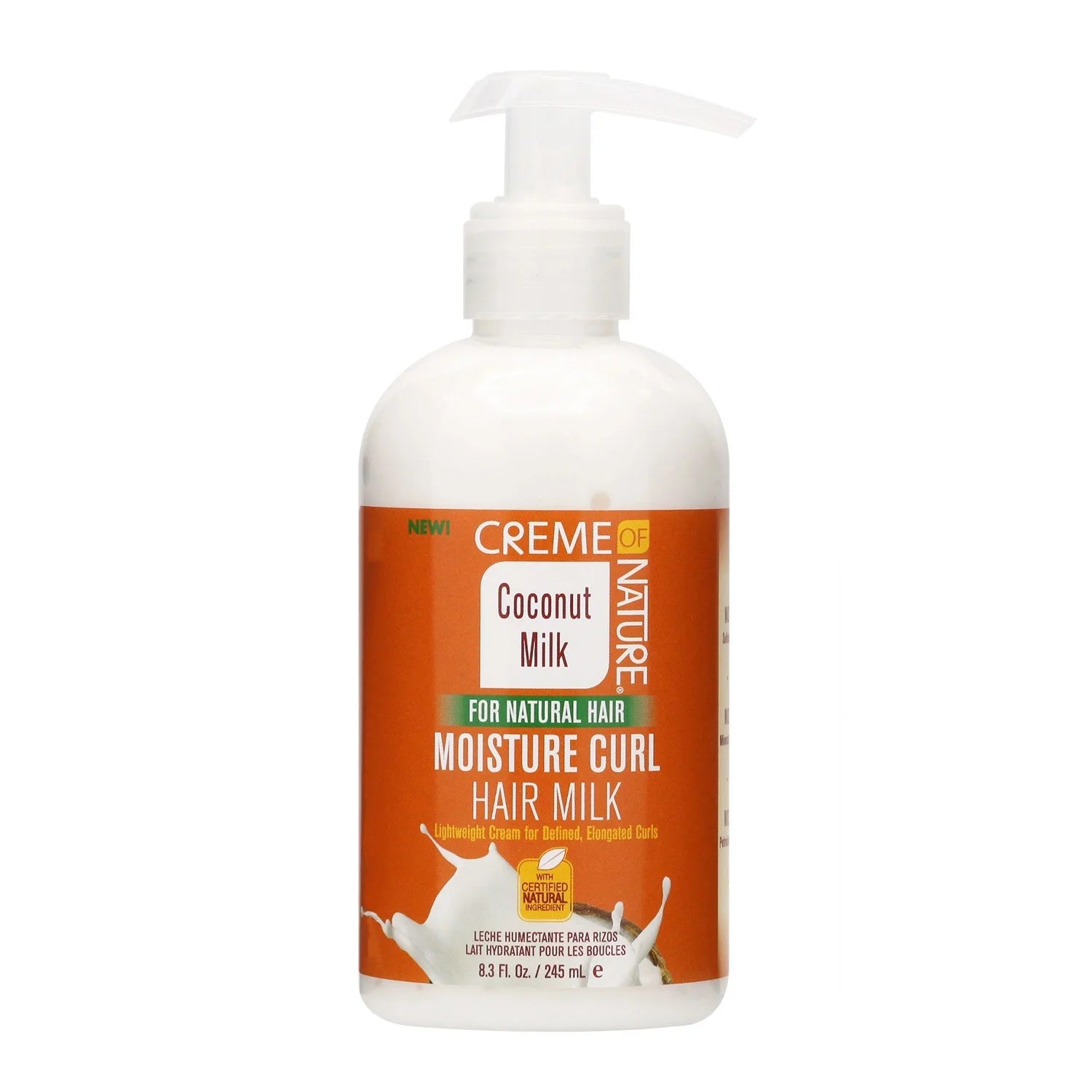 Creme Of Nature Coconut Milk Moisture Curl Hair Milk 8.3oz