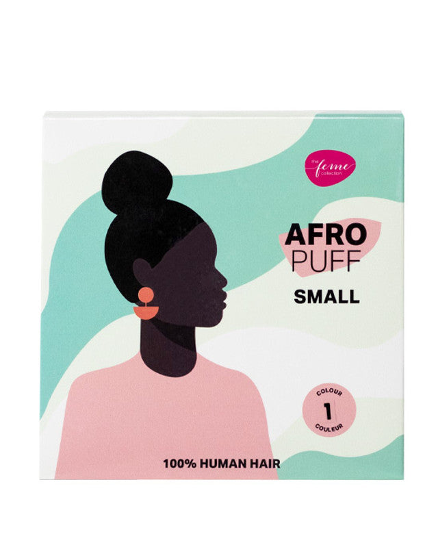 Human Hair Afro Puff Small