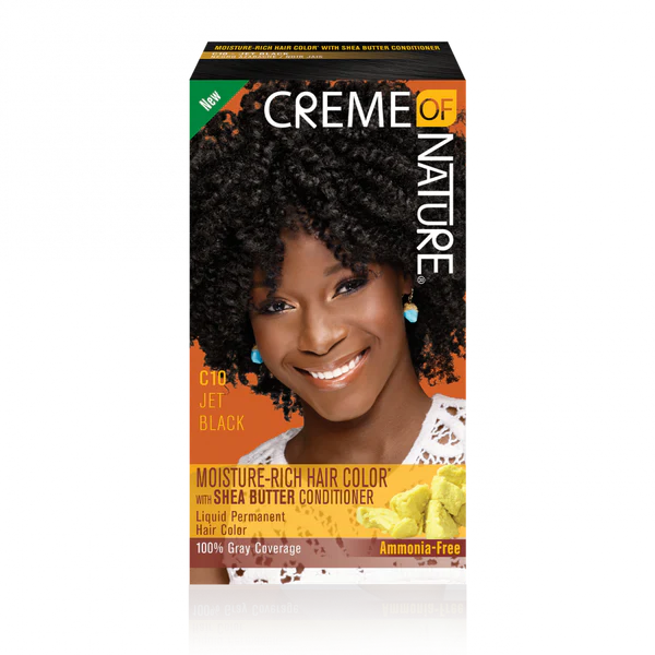 Creme Of Nature Moisture-Rich Hair Color C10 Jet Black