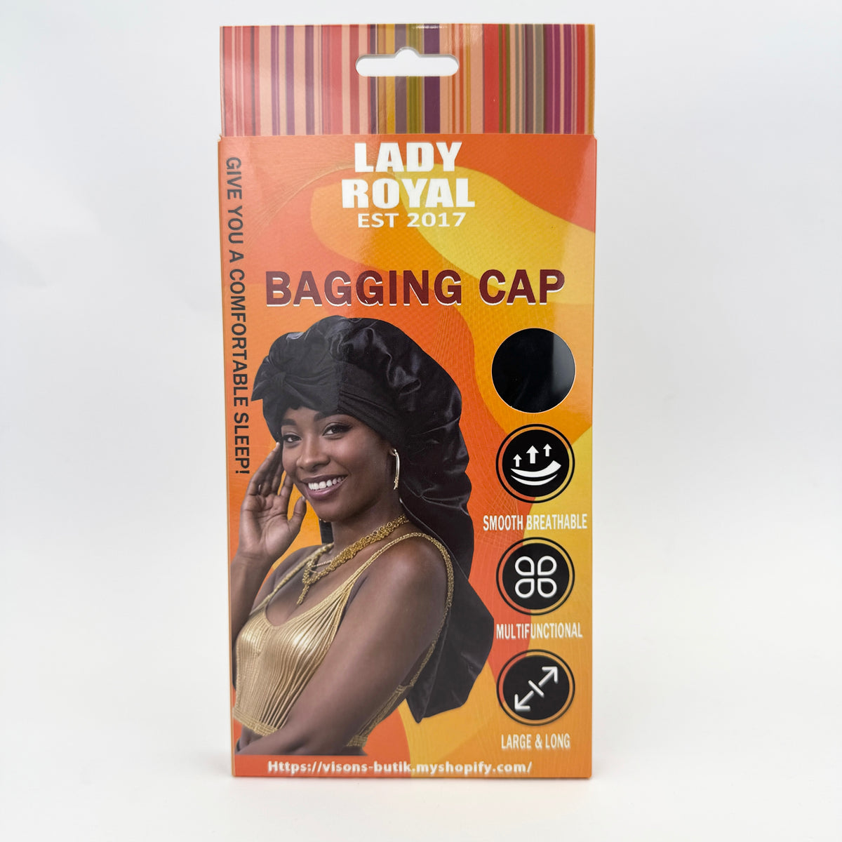 Lady Royal Bagging Satin Cap Long