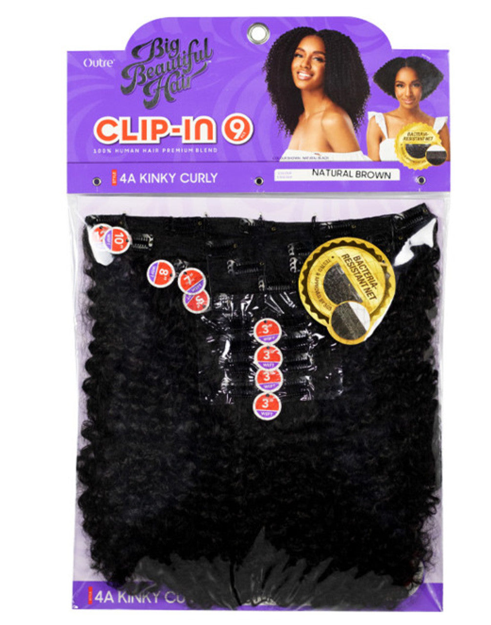 Big Beautiful Hair Clip-in - 4A Kinky Curly