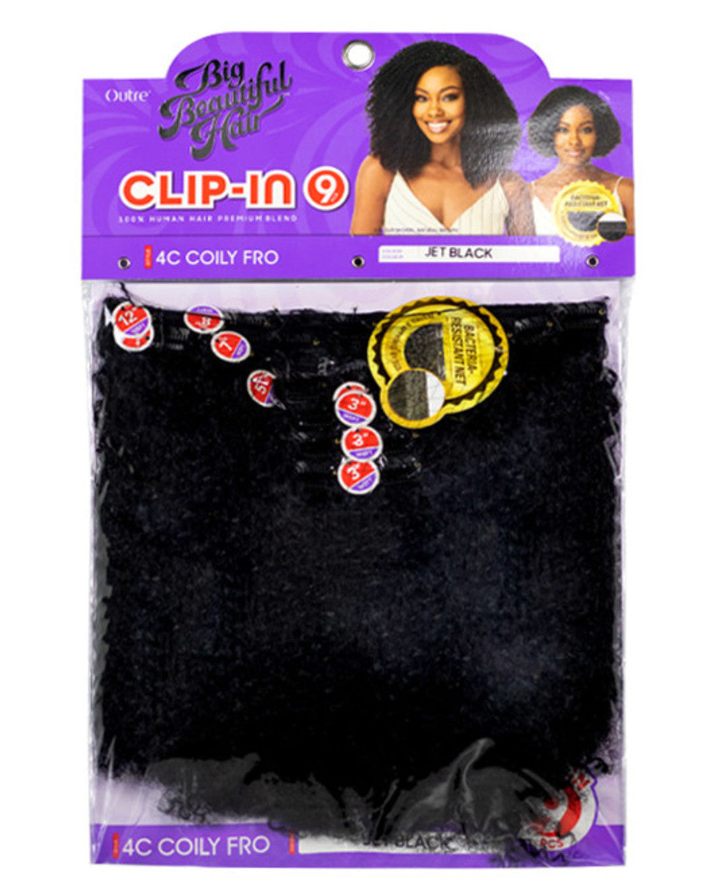 Big Beautiful Hair Clip-in - 4C Coily Fro