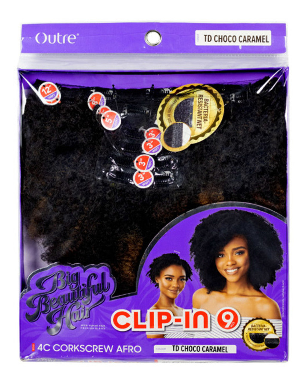 Big Beautiful Hair Clip-in - 4C Corkscrew Afro