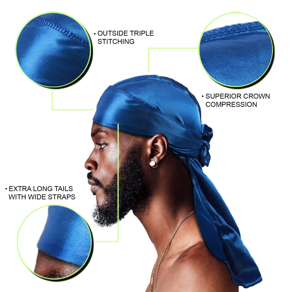 Lady Royal Silky Satin Durag