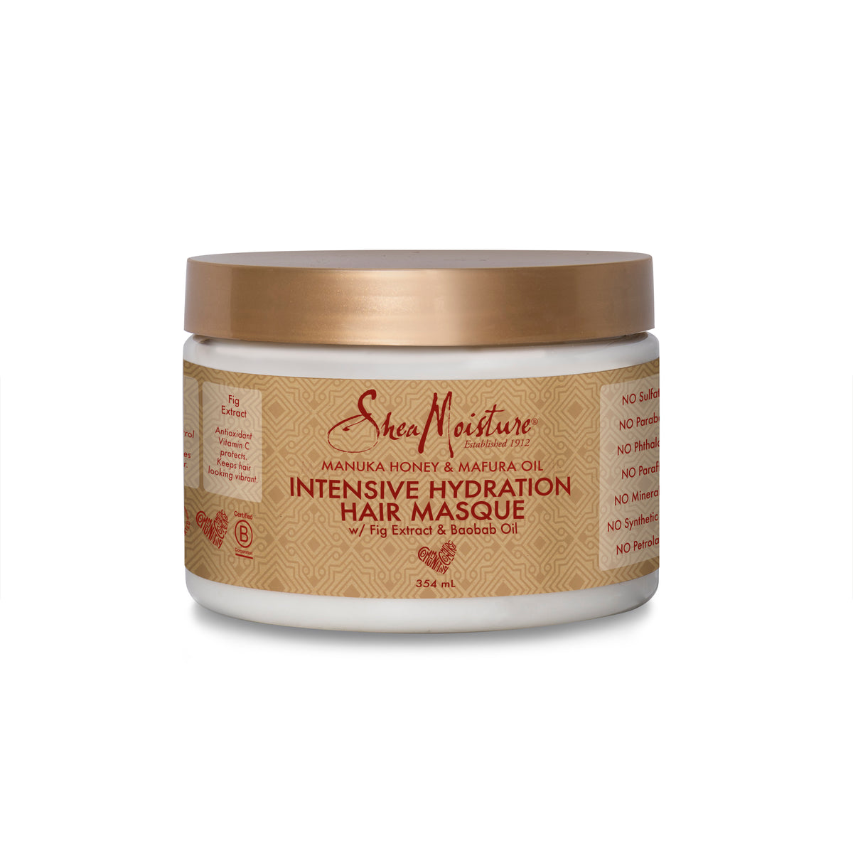 Shea Moist Manuka Honey Mafura Oil Intensive Hydration Masque, 340g