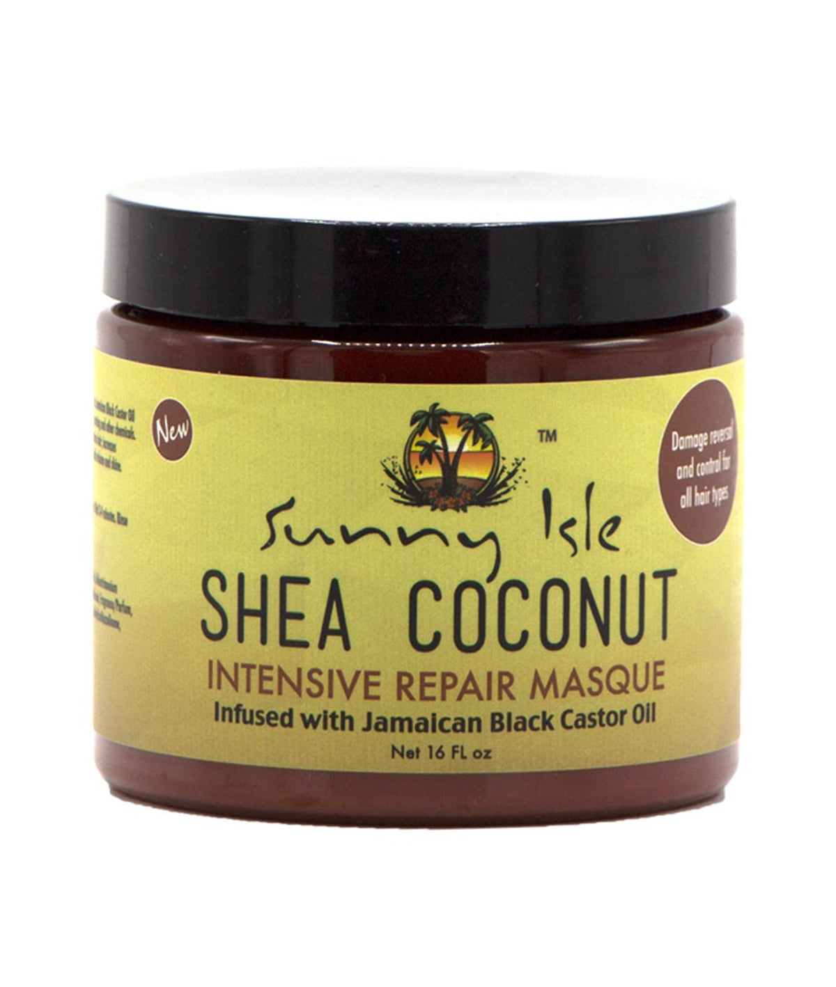 Sunny Isle Shea Coconut Intensive Repair Masque 16oz