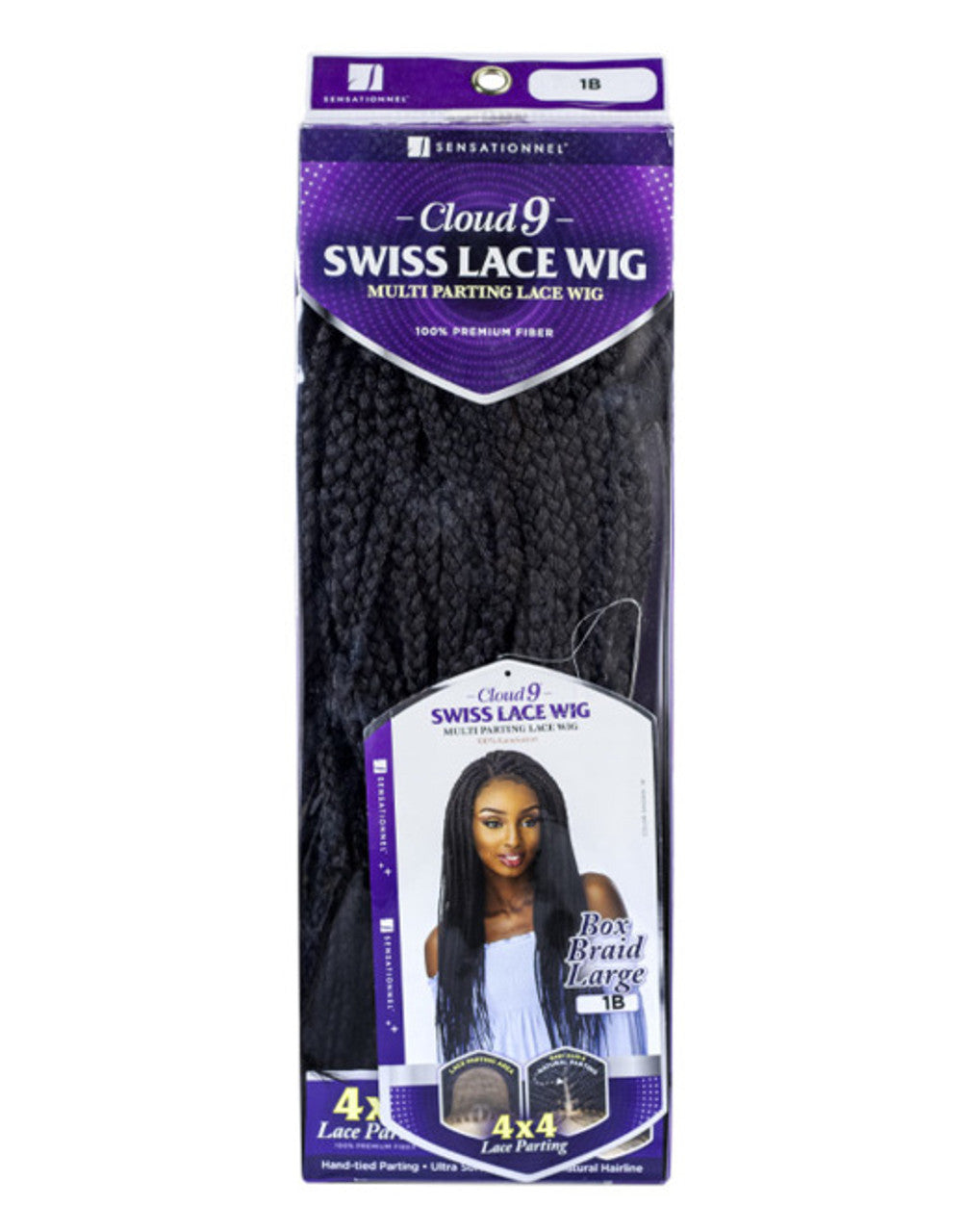 Cloud 9 Braided Lace Wig - Box Braid Large