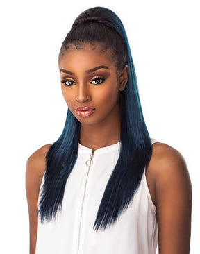 100% Synthetic Ponytail Sleek Straight 24"