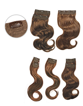 Clip-in Glam - Wavy 8pc 20"