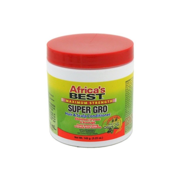 Africa's Best Maximum Strength Super Gro Hair & Scalp Conditioner 149g/5oz