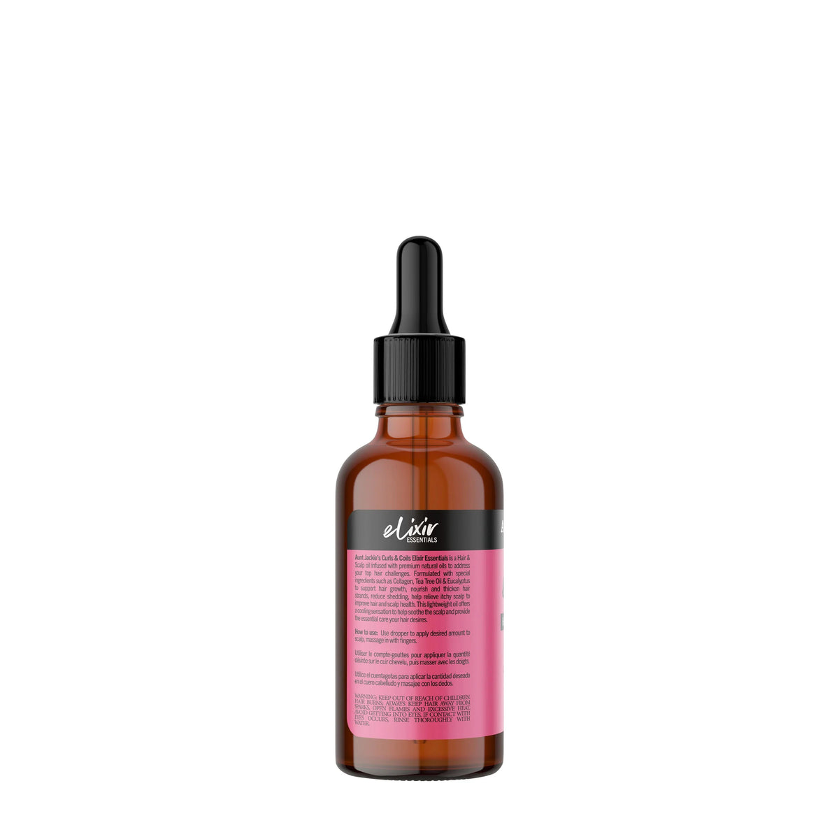 Aunt Jackies Elixir Hair and Scalp Oil  Blend of Tea Tree oil & Eucalyptus 2oz