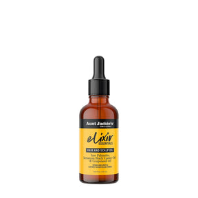 Aunt Jackie Elixir Hair and Scalp Oil Palmetto JBCO and Grapeseed Oil 2oz