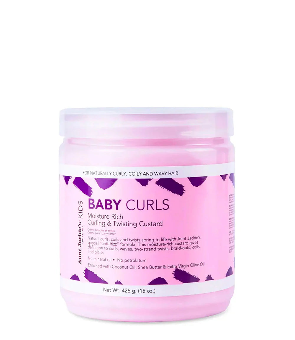 Aunt Jackie's Kids Baby Curls Curling & Twisting Custard 15oz