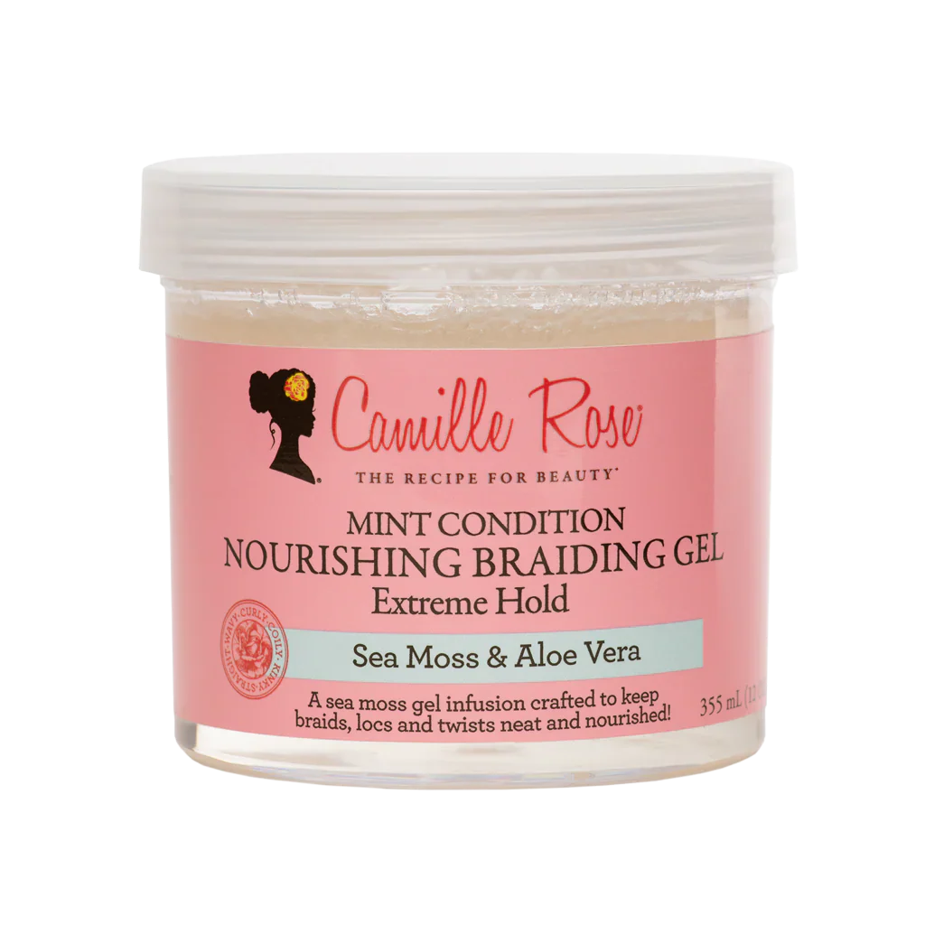 Camille Rose Mint Condition Nourishing Braiding Gel Extreme Hold 12oz