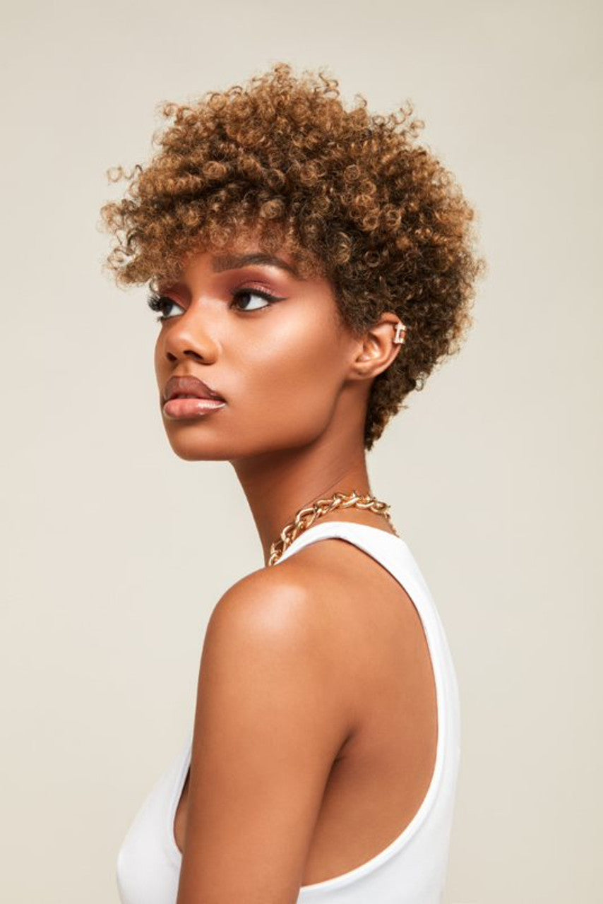 Afro Lace Peruk - Soft Natural Curl