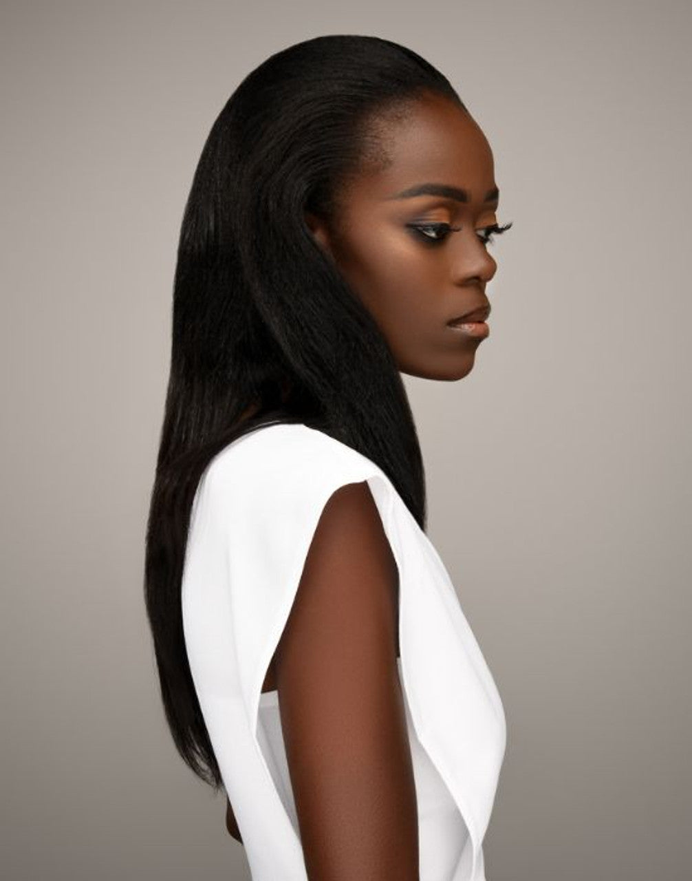 Human Hair 2-in-1 V-Part Wig Ariana 22"