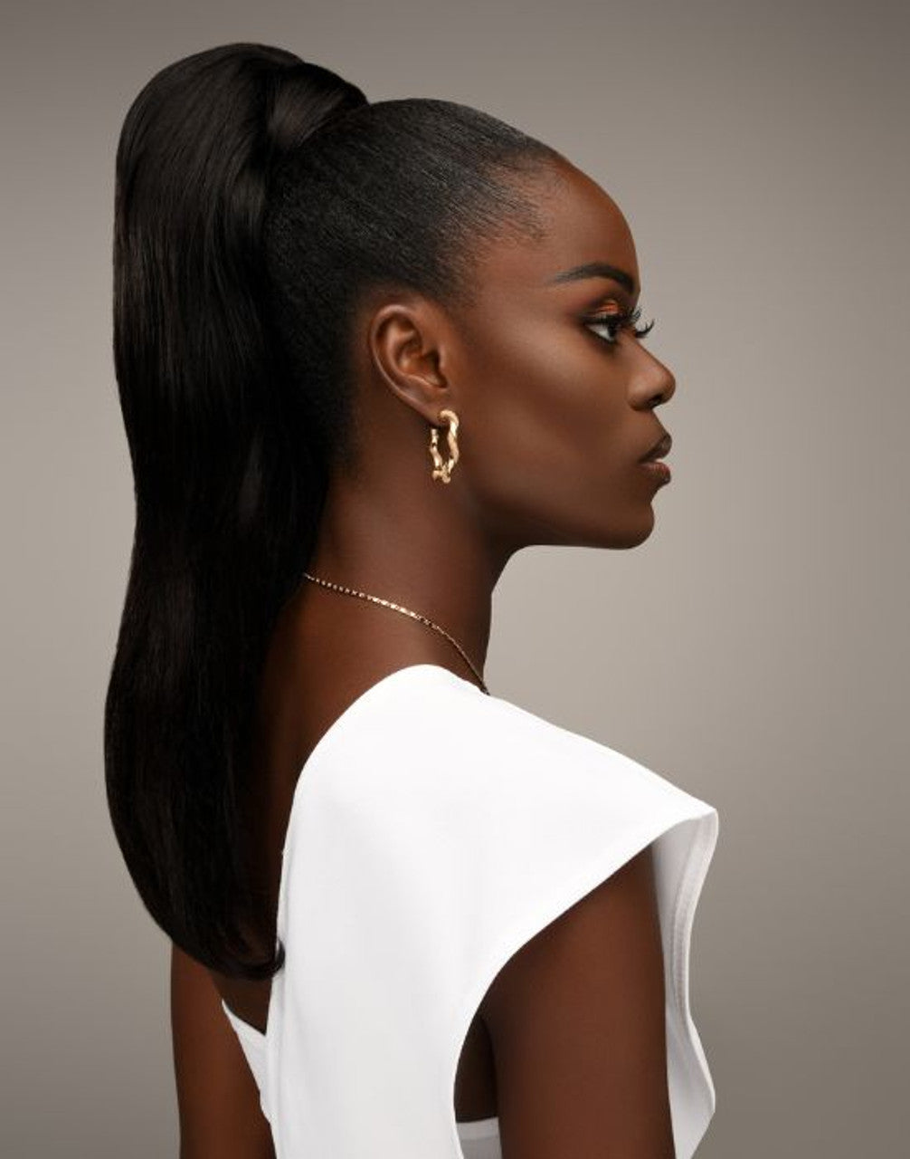 Human Hair 2-in-1 V-Part Wig Ariana 22"