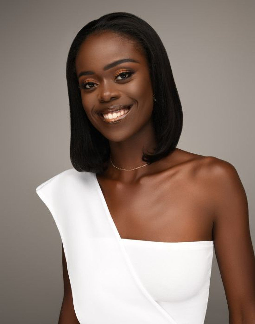 Human Hair 2-in-1 V-Part Wig Callie 12"