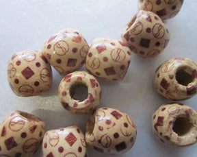 Wooden Hair Beads