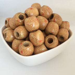 Wooden Hair Beads