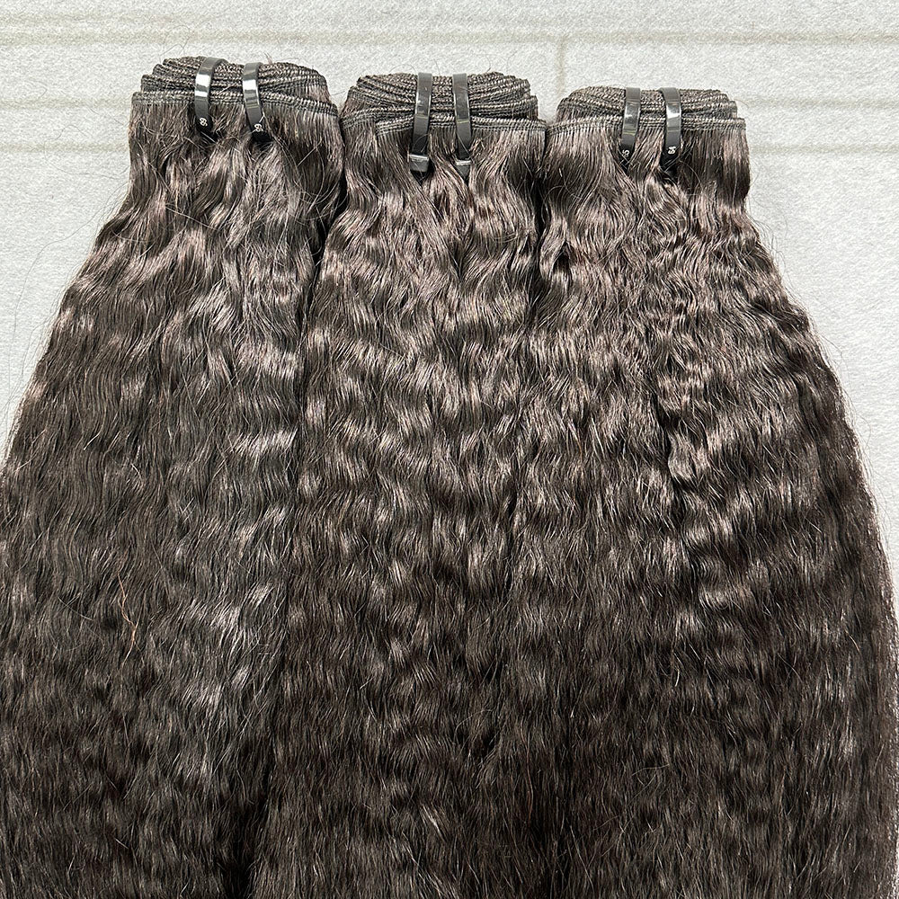 Lady Royal 12A Virgin Hair Kinky Straight 1B