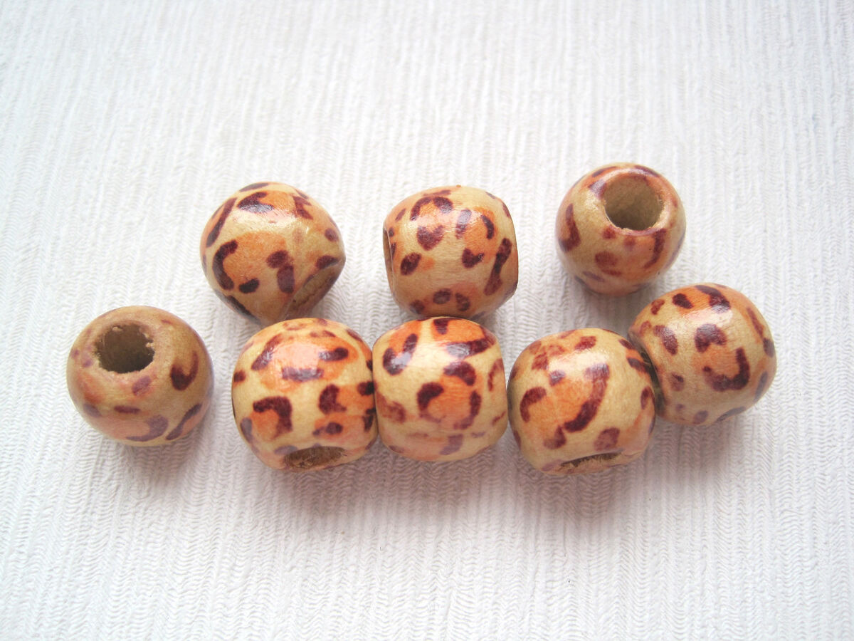 Wooden Hair Beads