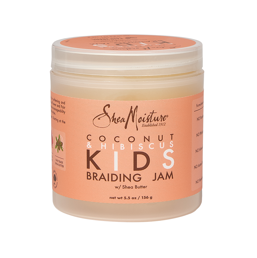 Shea Moisture Coconut & Hibiscus Kids Braiding Jam 5.5 oz