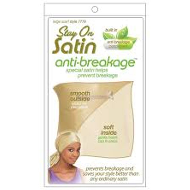 Anti-breakage Satin scarf - Stay On Satin