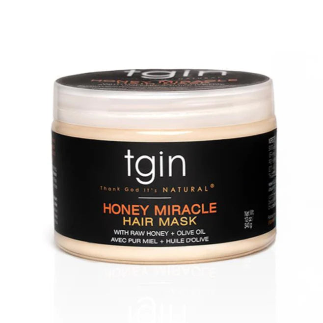 TGIN Honey Miracle Hair Mask with Raw Honey + Olive Oil 12oz