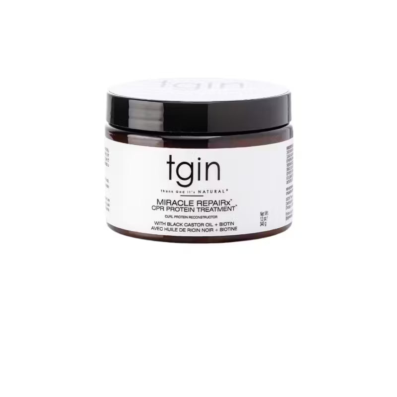 TGIN Miracle Repairx CPR Protein Treatment with Black Castor Oil + Biotin 12oz