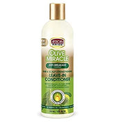 African Pride Olive Miracle Leave-In Balsam, 355ml / 12oz