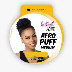 100% Synthetic Afro Puff Ponytail Medium