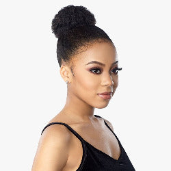 100% Syntetisk Afro Puff Ponytail Small