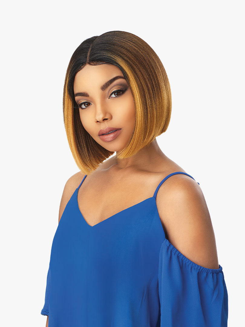100% Synthetic Deep Lace Parting Wig Lucia