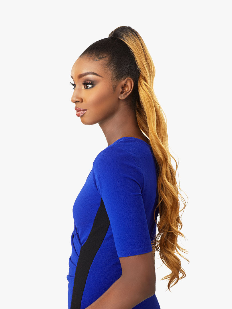 100% Synthetic Ponytail Ocean Wave 30"
