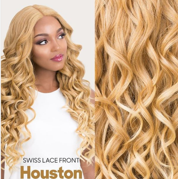 Synthetic Swiss Lace Front Wig - Houston